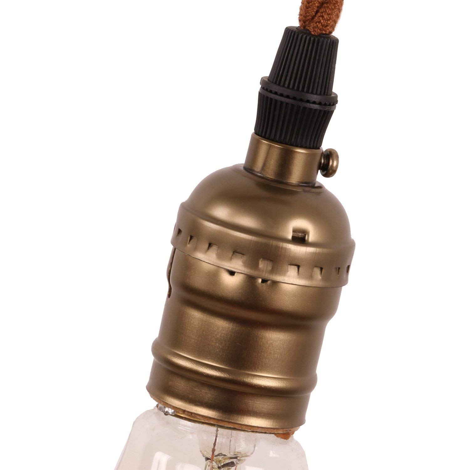 Farmhouse Pendant Lights for Kitchen Island - Rustic Dining Room Ceiling Light Fixture with 8 E26 Bulb Sockets - Black Metal & Wood Beam Hanging Lights - Perfect for Farmhouse, Industrial, and Modern Home Decor