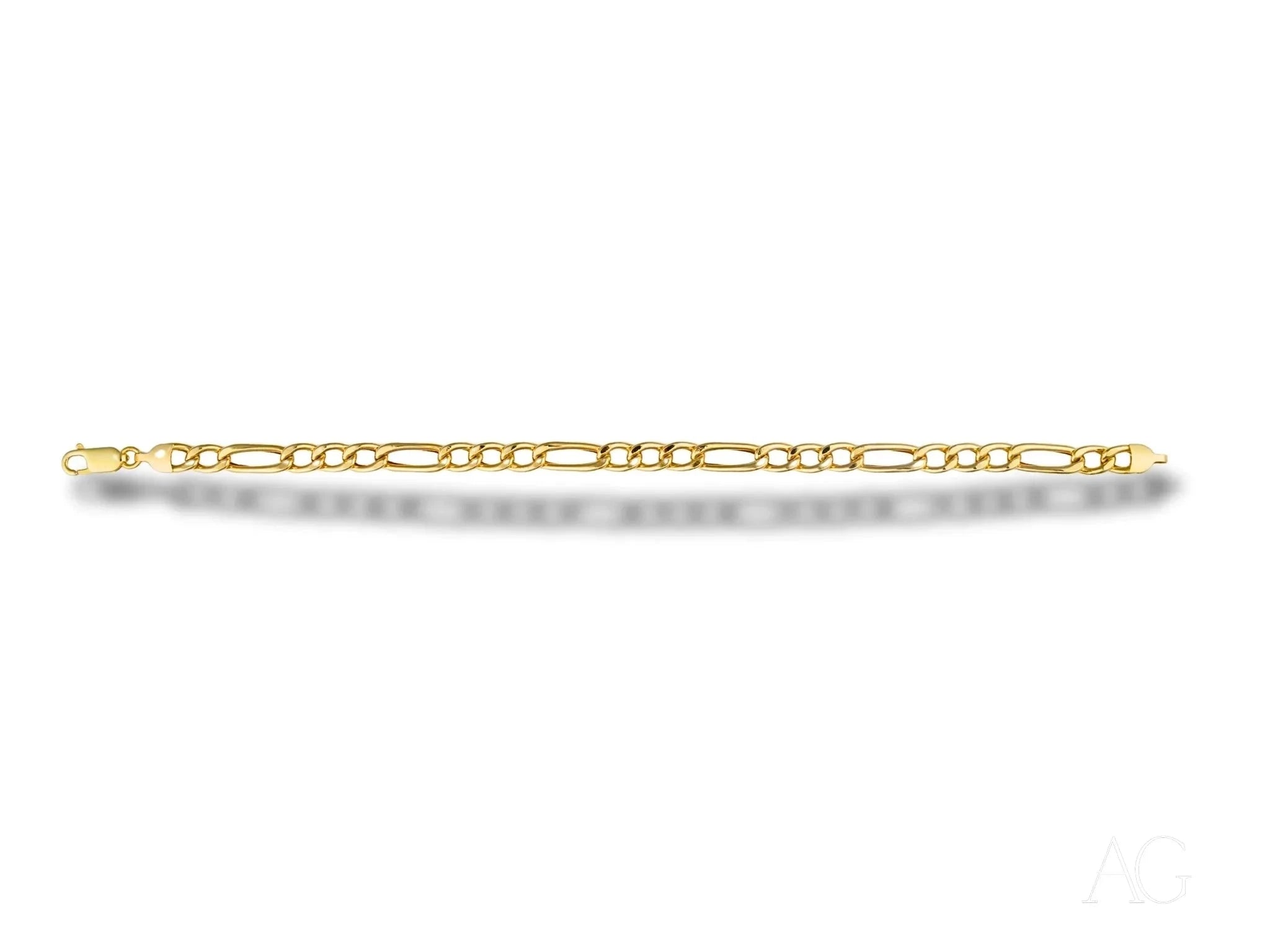 18K Gold Figaro Bracelet for Women - Timeless Love Jewelry Gift for Her - Perfect for Anniversaries, Birthdays & Special Occasions