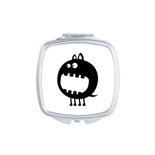 DIYthinker Universe & Alien Lovely Monster Mirror - Portable Compact Pocket Makeup Mirror with Double Sided Glass - Perfect for Travel, Home & Office Beauty Essentials