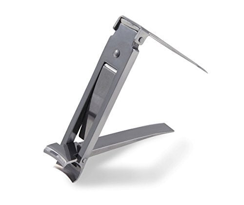 Premium F.Hammann Extra Flat Matte Nail Clipper - Ultra Thin Design for Easy Trimming | Perfect for Travel, Manicure Kits & On-the-Go Nail Care