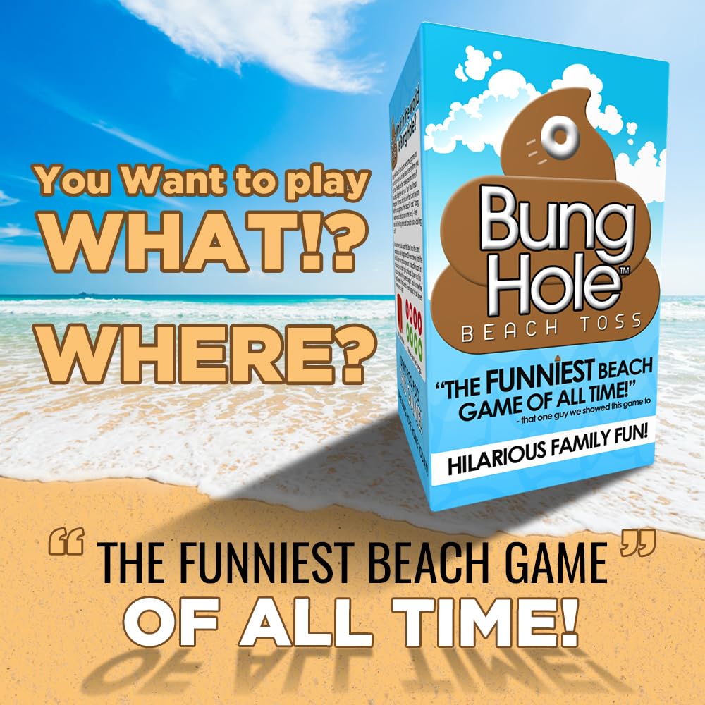 Premium Beach Cornhole Game Set - Outdoor Toss Game for Kids, Adults & Families | Portable Backyard, Lake & Beach Cornhole Boards with Washer Toss | Perfect for BBQs, Tailgating & Summer Parties