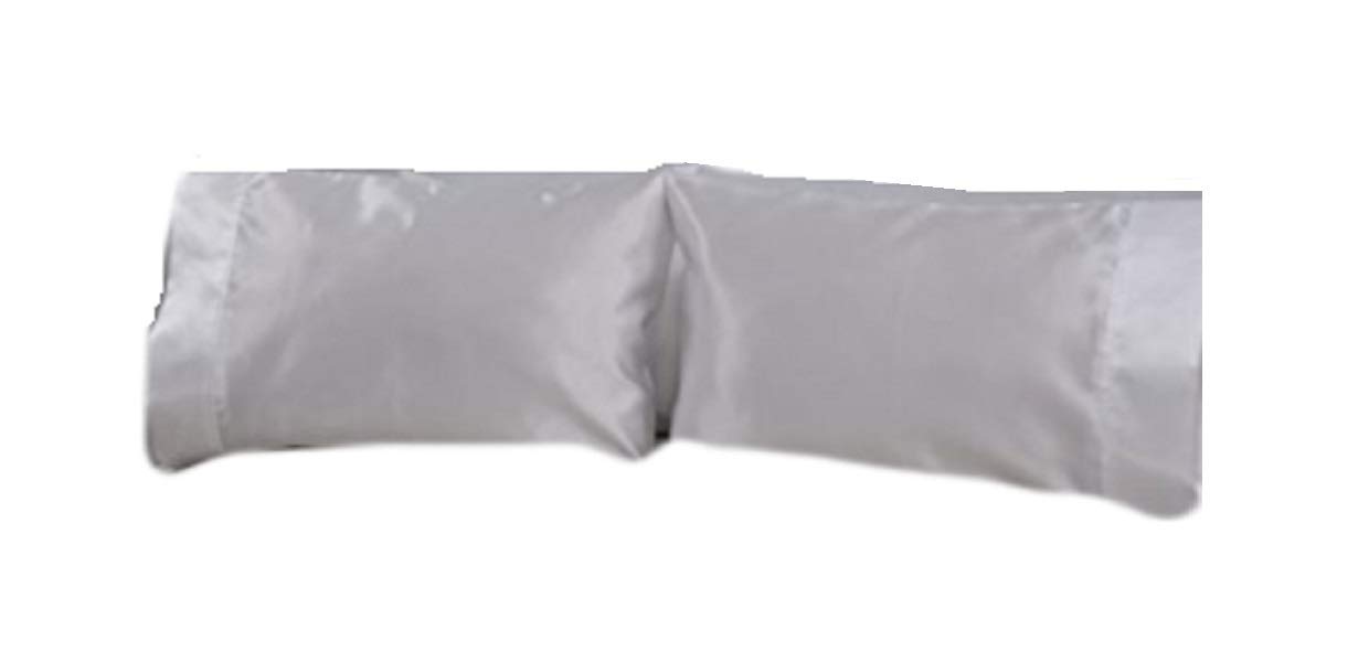 Silky Satin Pillowcase Set of 2 - Queen Size, Wrinkle-Resistant for Hair & Skin Care
