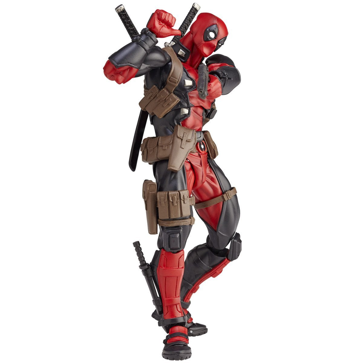 Amazing Yamaguchi Revoltech No. 001 Deadpool Action Figure - Highly Articulated Collectible Toy for Marvel Fans | Perfect for Display, Photography & Cosplay Inspiration