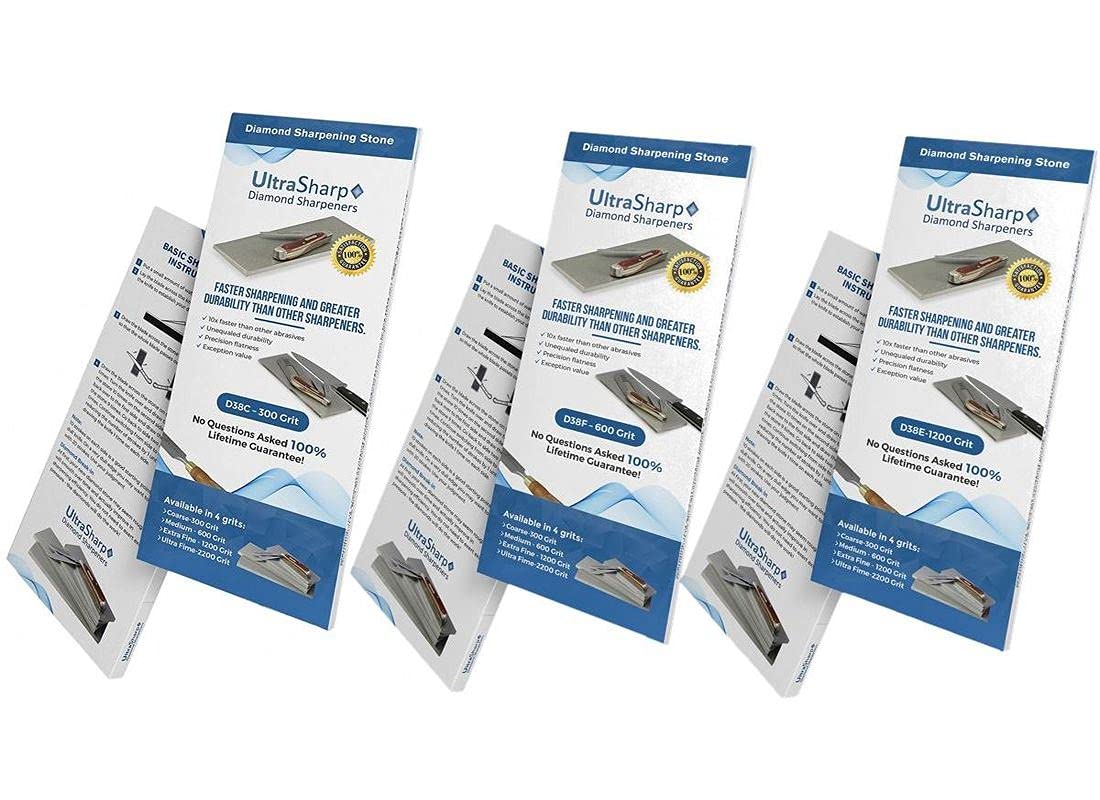 Premium Diamond Sharpening Stone Set - 8