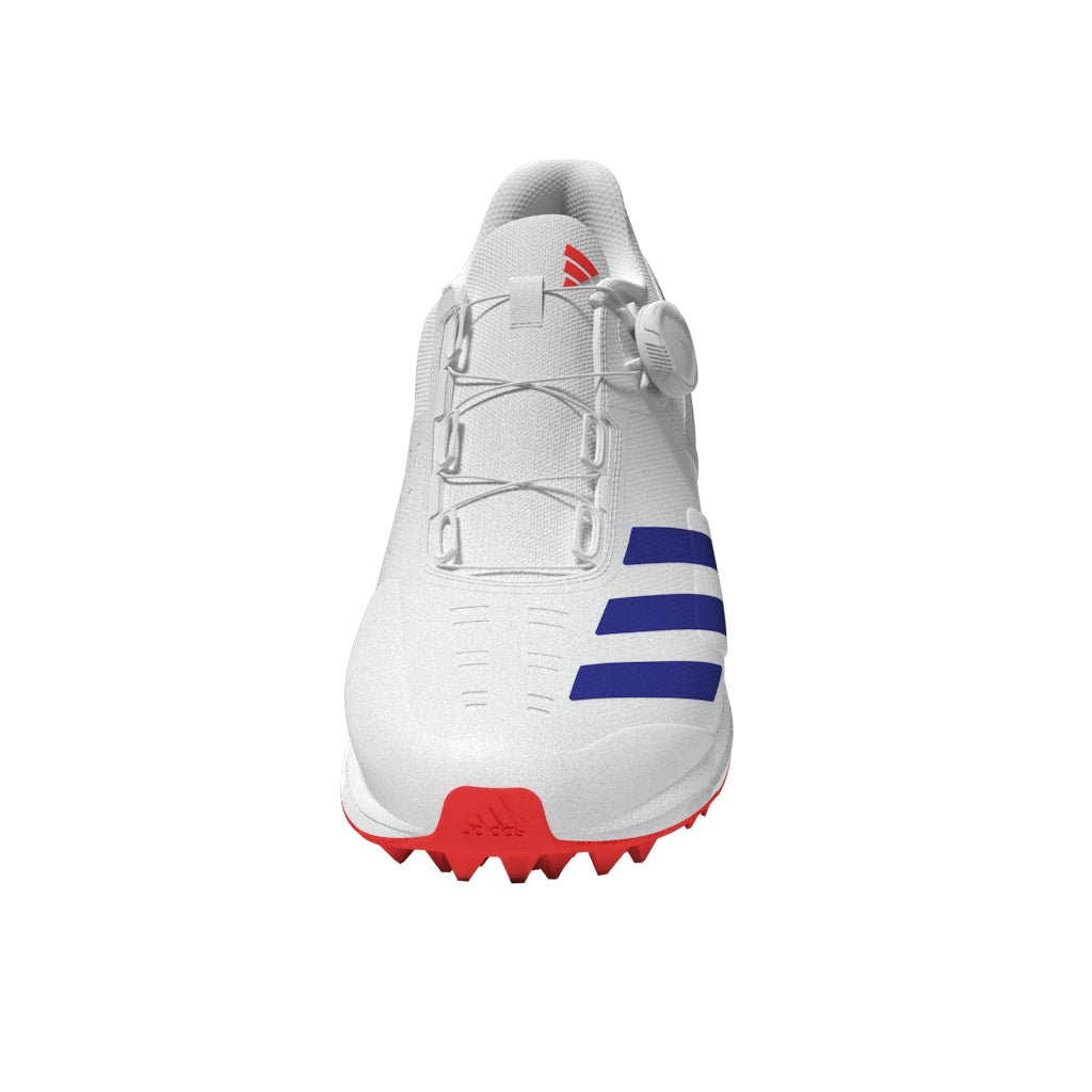 Adidas 22YDS Boost Cricket Shoes for Men - Orange & Blue Running Sneakers with Comfort Boost Technology | Perfect for Cricket Matches, Training & Outdoor Sports