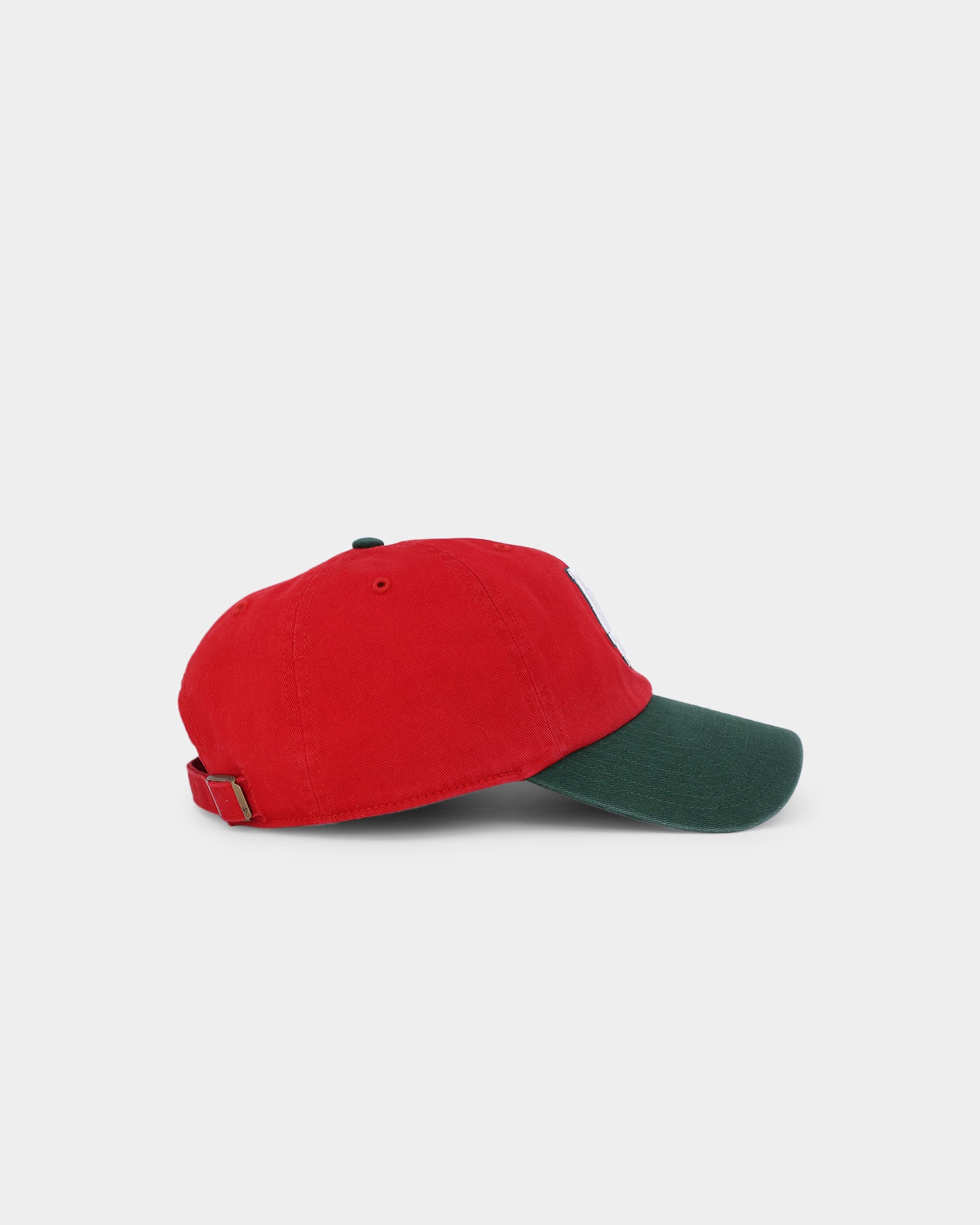 47 Brand Los Angeles Dodgers 'Scarlet Pines' Adjustable Strapback Snapback Hat - Red & Dark Green Baseball Cap for Men & Women - Perfect for Games, Tailgating & Streetwear Fashion