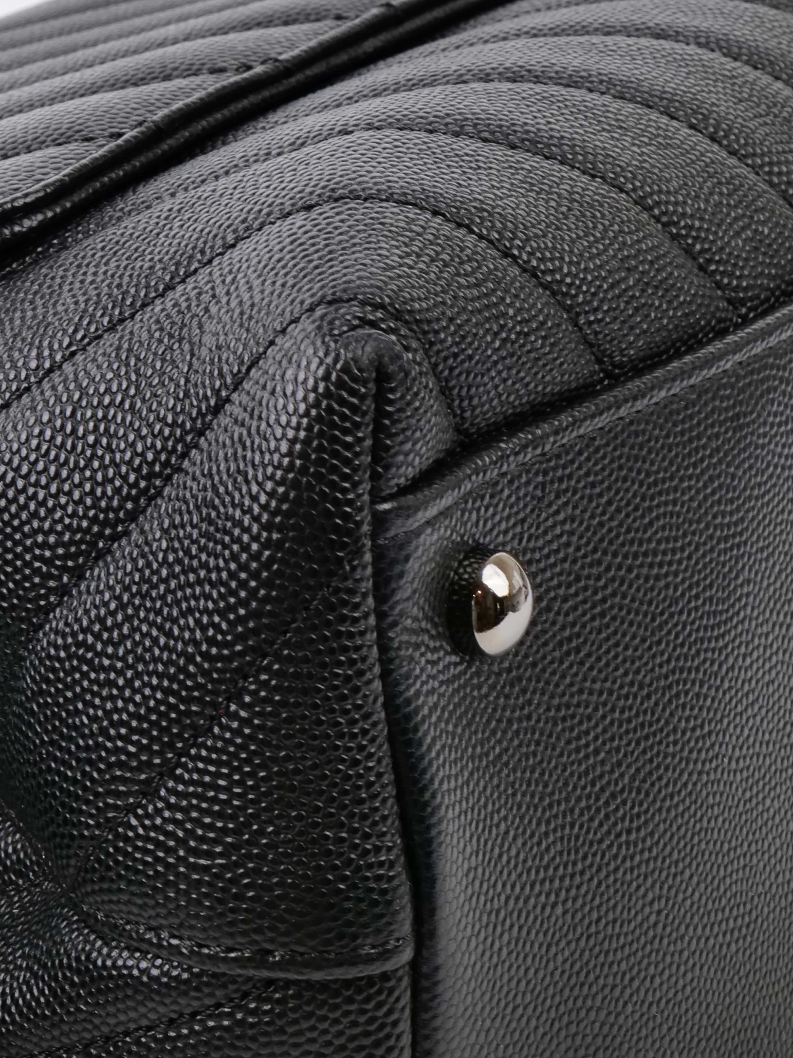 Chanel Medium Chevron So Black Coco Handle Bag - Luxury Quilted Leather Crossbody Purse for Women | Perfect for Evening Parties, Date Nights & Special Occasions