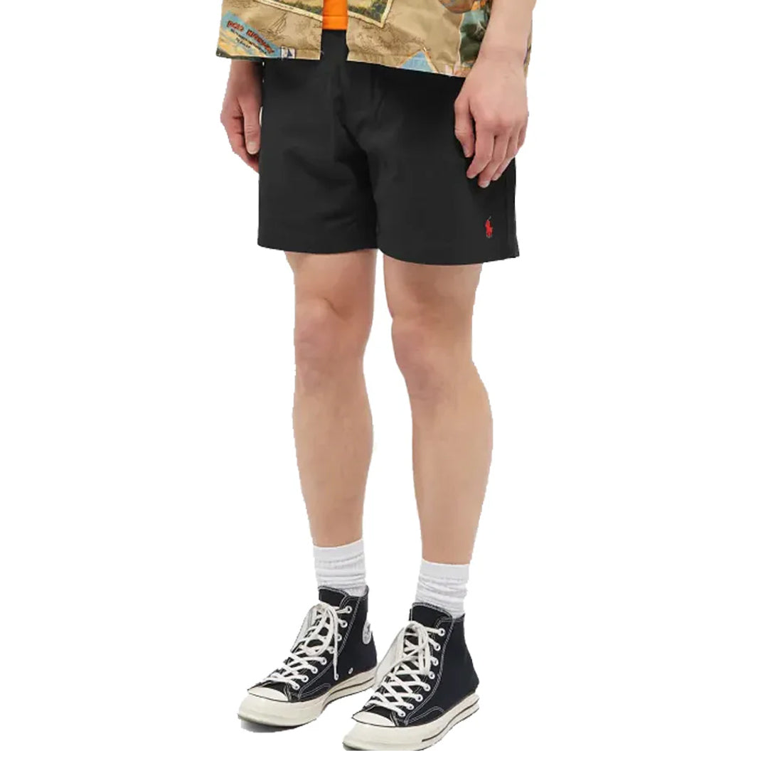 Classic Fit Prepster Shorts for Men - Black Cotton Casual Shorts | Perfect for Summer, Gym, and Everyday Wear