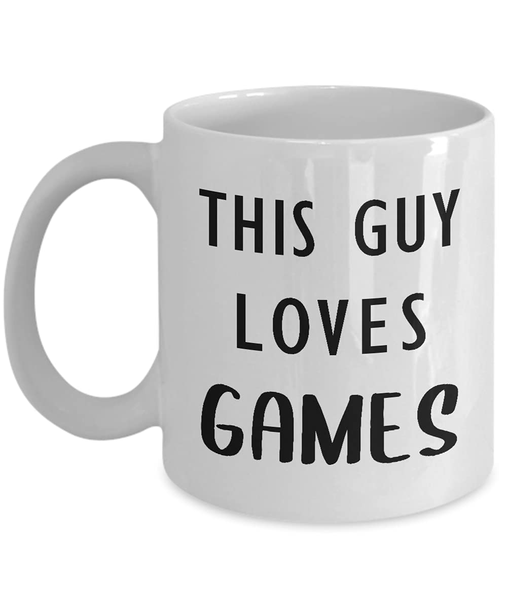 11oz Video Game Themed Coffee Mug - Funny Gamer Gift for Men & Women - Perfect for Gaming Enthusiasts, Birthday & Christmas Presents - Ideal for Home, Office & Game Room Use