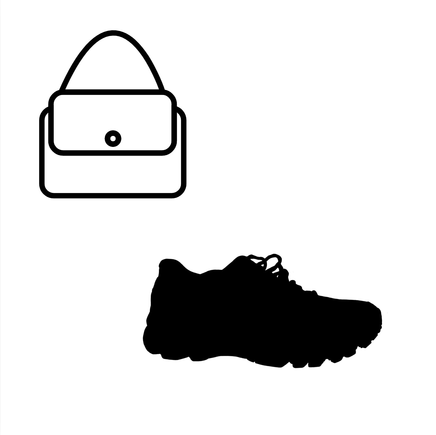 Stylish Red Handbag & Black Sneakers for Women - Perfect for Casual Outings, Travel, and Everyday Fashion Accessories
