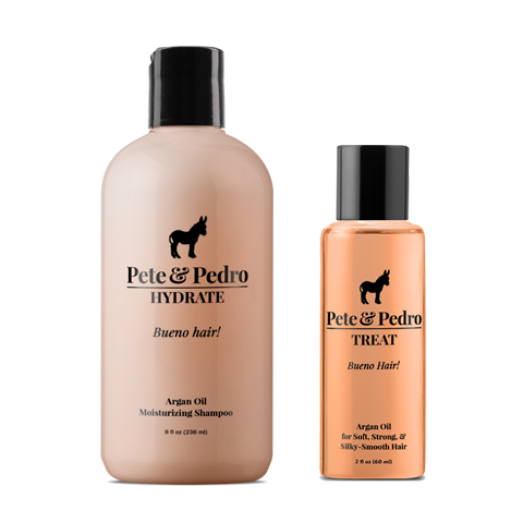 Pure Moroccan Argan Oil for Hair & Skin - 100% Natural Cold Pressed Treatment for Dry Hair, Frizzy Hair & Split Ends - Hydrating & Nourishing for Face, Body & Scalp - Perfect for Daily Hair Care & Skin Moisturizing