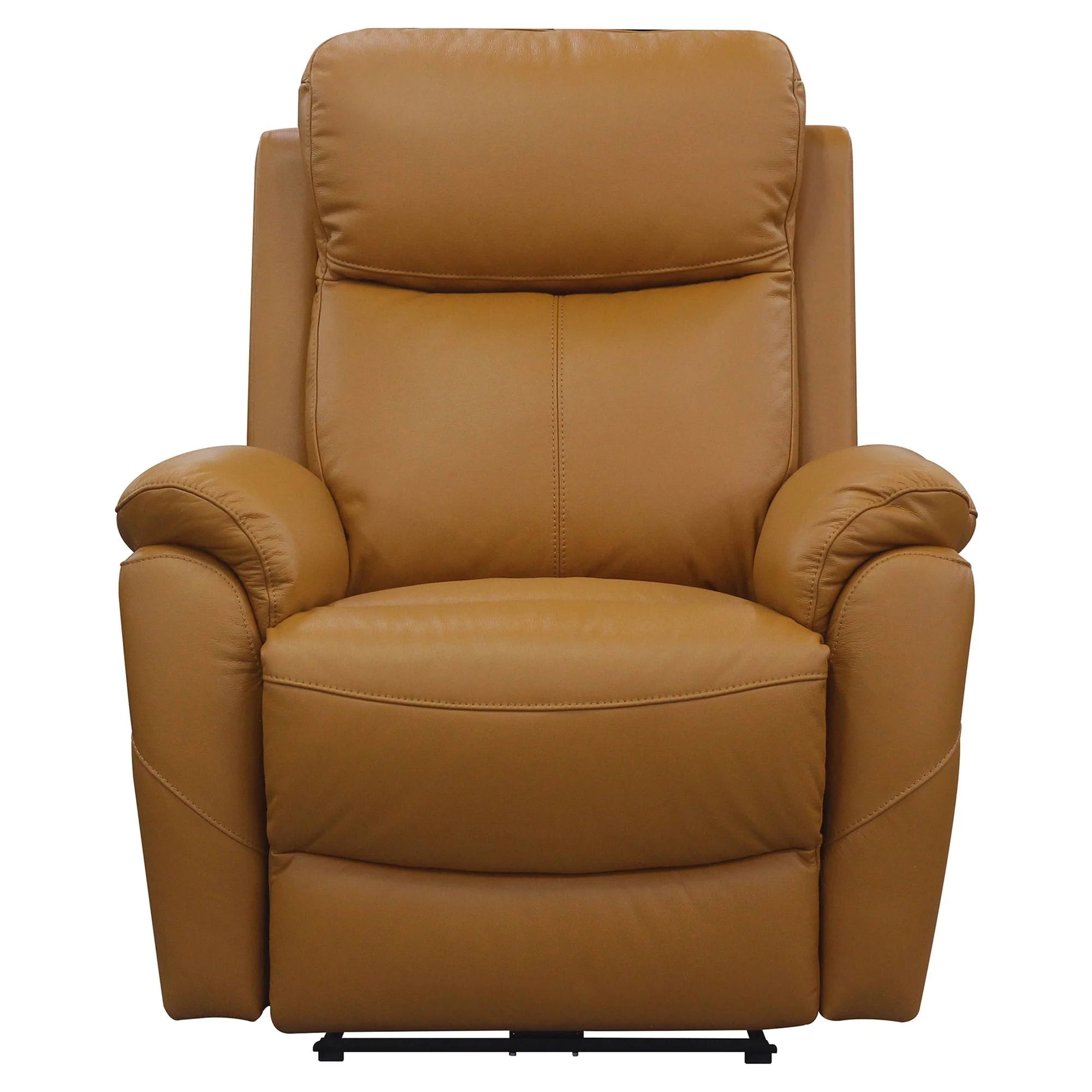 Enzo Leather Electric Recliner Lounge Set - Premium Power Lift Recliner Sofa with Massage & Heat, Tangerine Orange - Perfect for Living Room, Home Theater & Relaxation