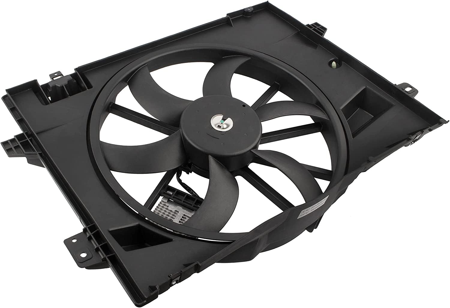 2006-2011 Ford Crown Victoria Lincoln Town Car Mercury Grand Marquis 4.6L Engine Radiator Cooling Fan Replacement - Compatible with Part Numbers 6W1Z8C607A 7W1Z8C607A 8W1Z8C607A FO3115193 - Perfect for Engine Overheating Prevention and Cooling System Repair