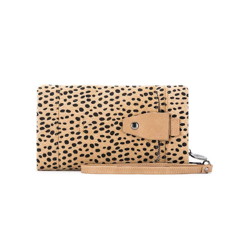 Stylish Mandla Leopard Print Genuine Leather Wallet for Men - Perfect for Everyday Use, Travel & Business (Gift Idea)