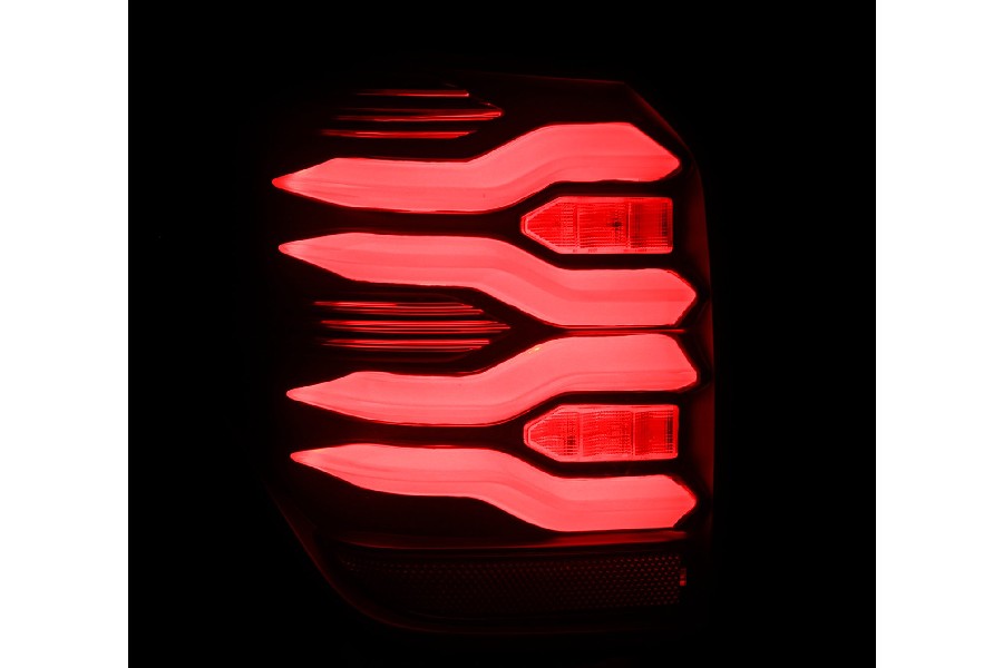 2010-2022 Toyota 4Runner AlphaRex Luxx Series LED Tail Lights - Black Smoke Lens - High Performance Brake Lights for Off-Road & Night Driving