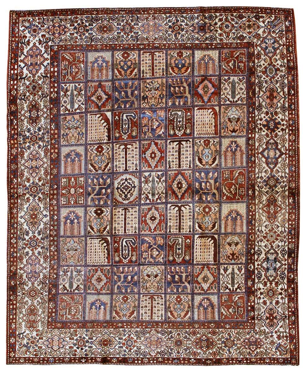 Vintage Handwoven Tribal Area Rug - Authentic Antique Design JF4881 for Boho Chic Living Room, Bedroom & Office Decor