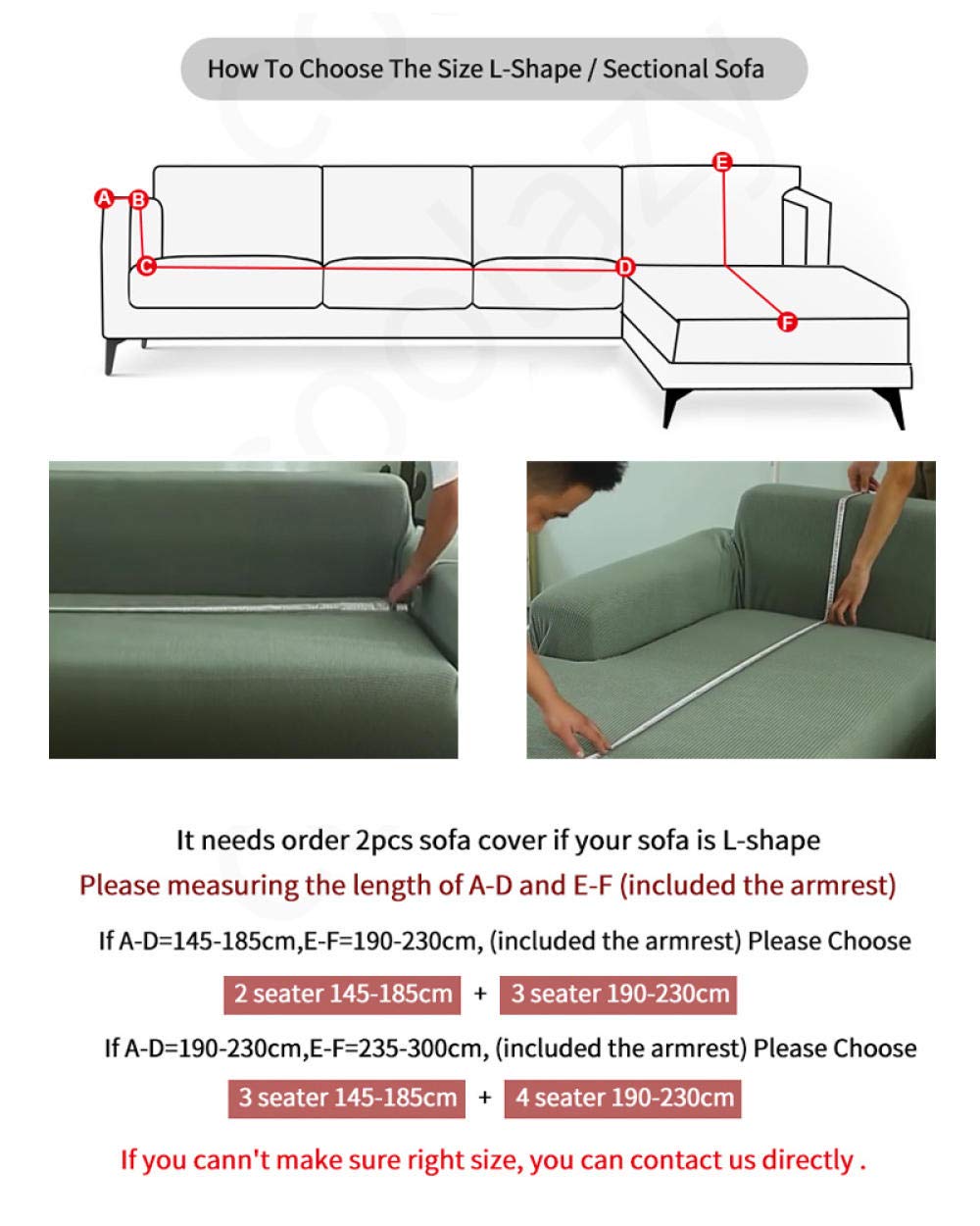 Elastic Geometric Sofa Cover for L-Shaped Chaise Longue - Stretchable Couch Slipcover in Blue (90-140cm) - Perfect for Living Room, Pet-Friendly Furniture Protection & Home Decor