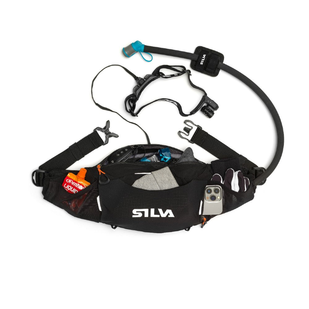 Silva Race Belt 4 - Premium Running Belt for Runners & Athletes - Lightweight, Adjustable & Secure Waist Pack for Phone, Keys & Essentials - Perfect for Marathons, Jogging & Outdoor Activities
