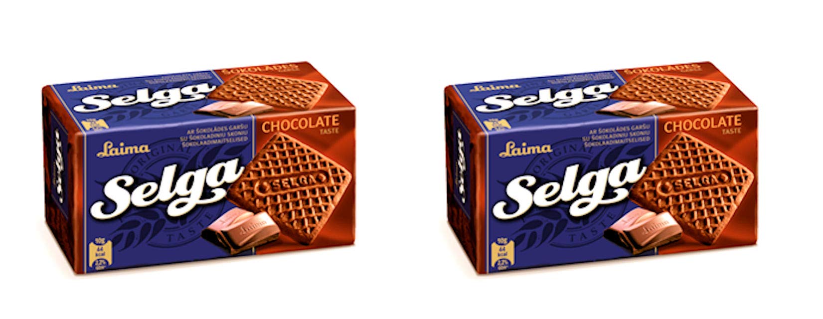 SELGA Chocolate Butter Biscuits - 180g (Pack of 2) | Delicious Snack for Tea Time, Gifts & Parties