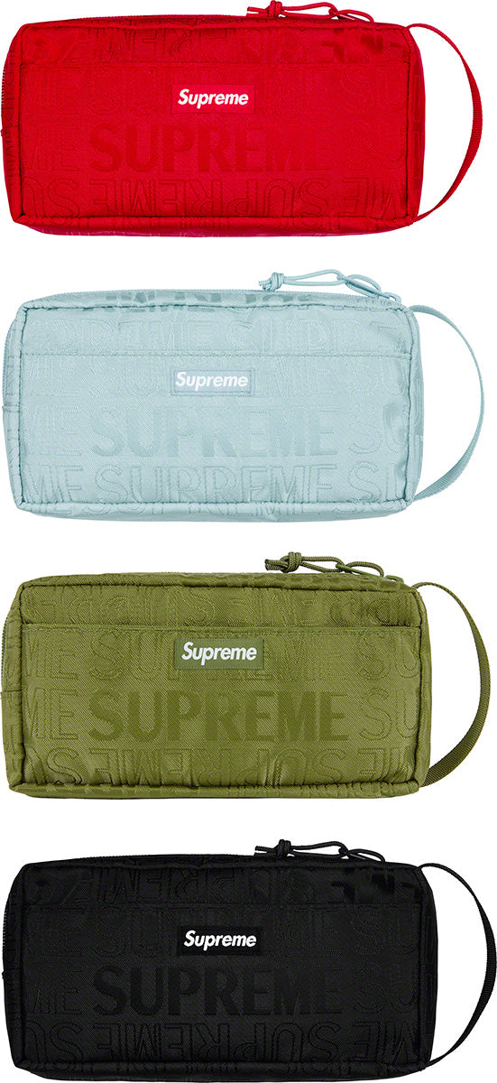 46th Organizer Pouch - Light Blue Waterproof Travel Storage Bag for Cosmetics, Stationery & Small Accessories | Perfect for Travel, Office & Home Organization