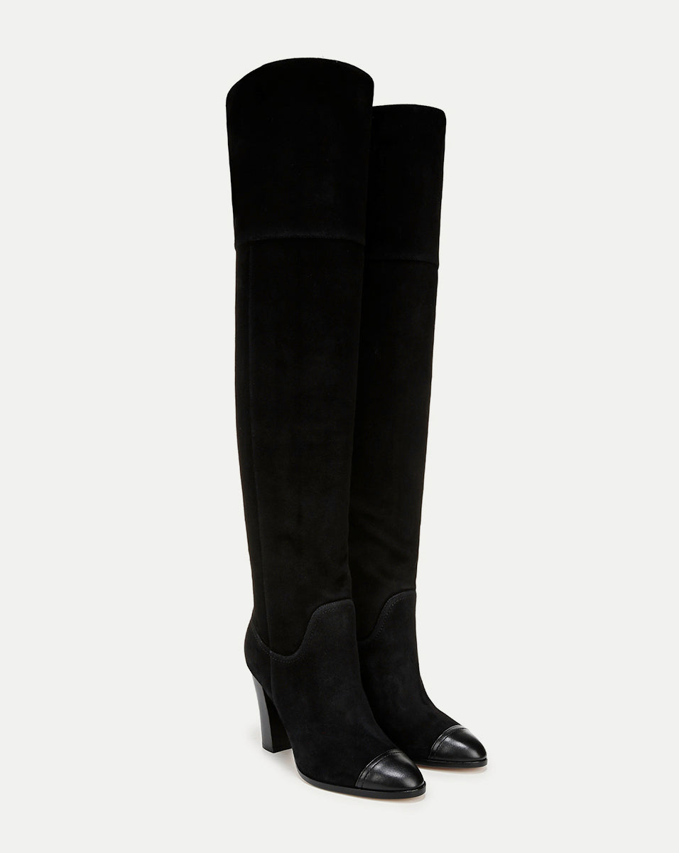 Conrad Women's Over The Knee Boots - Stylish High Heel Thigh High Boots for Women, Fashionable Winter & Fall Booties - Perfect for Parties, Dates & Night Out