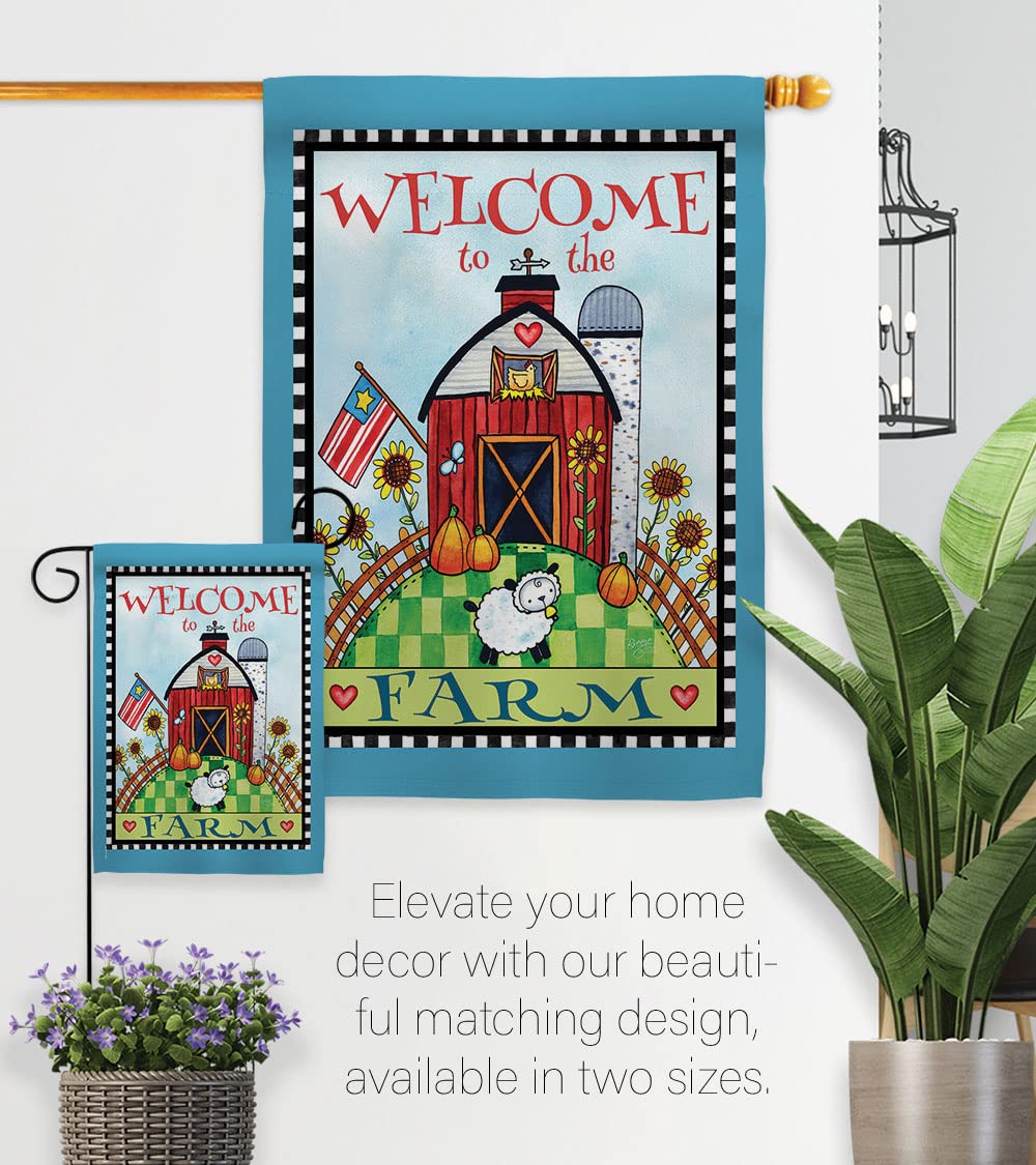 Farmhouse Welcome Flag Set 28