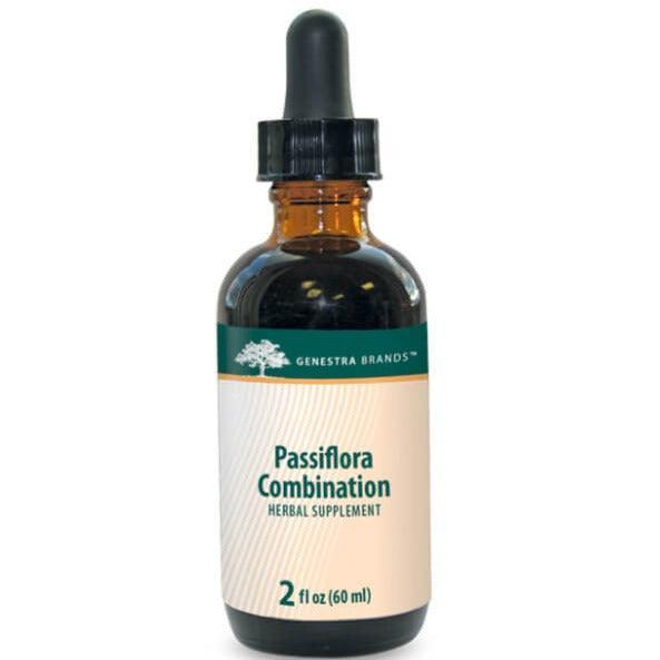 Genestra Passiflora Combination 60ml - Natural Herbal Sleep Aid & Stress Relief Supplement - Promotes Relaxation & Better Sleep for Adults