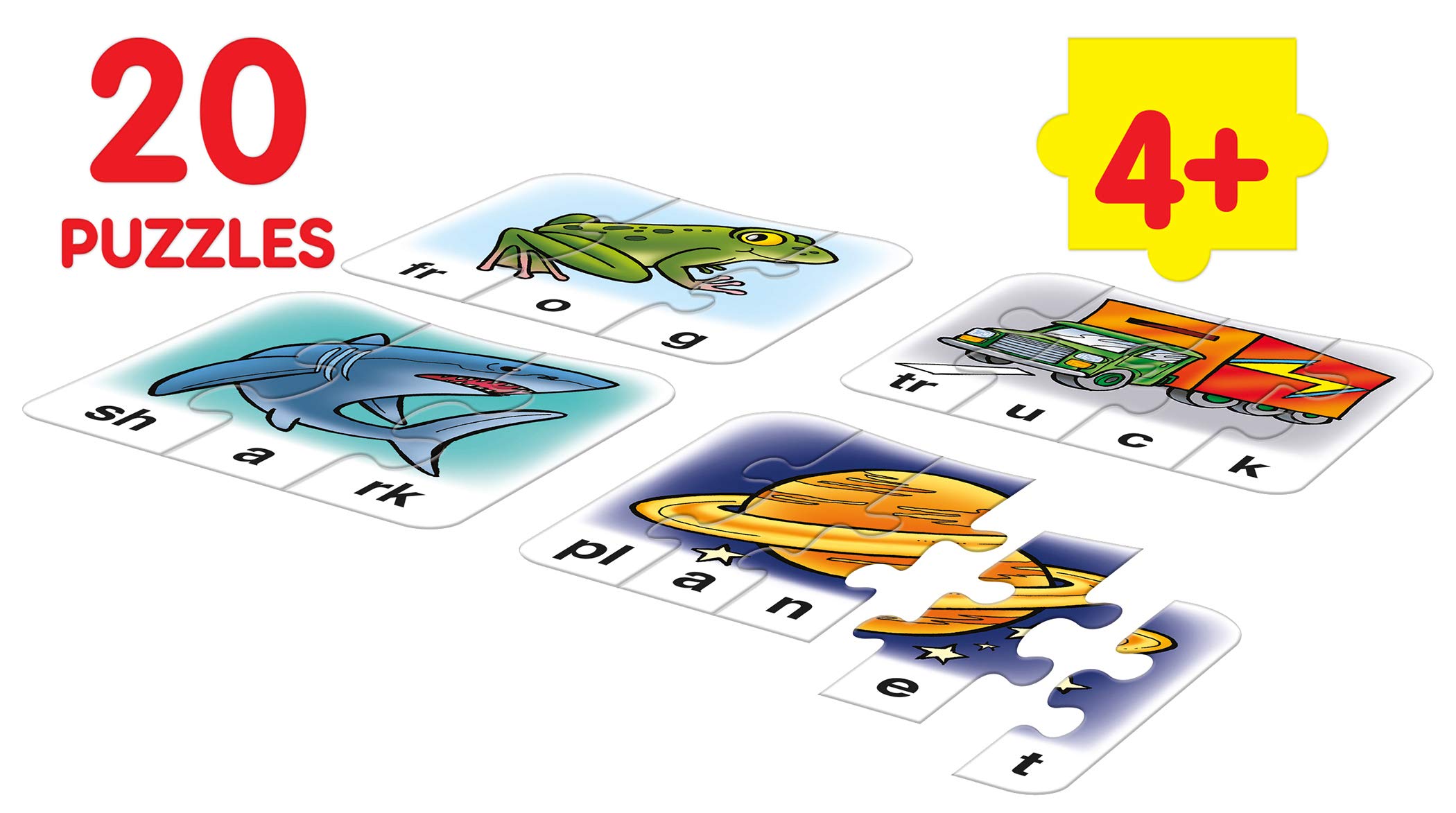 Frank More Play ‘n’ Spell Puzzle – 20 Self-Correcting Word Puzzles for Kids Ages 4+ | Early Learning Educational Toys | Perfect for Homeschooling & Classroom Spelling Activities