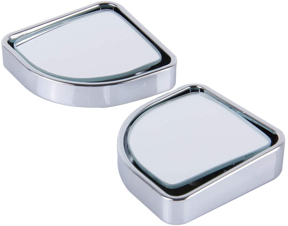360° Rotating Blind Spot Mirrors for Cars - 2 Pack Wide Angle Rear View Mirrors with Adjustable Angle - Enhance Driving Safety for Parking, Lane Changing & Reversing