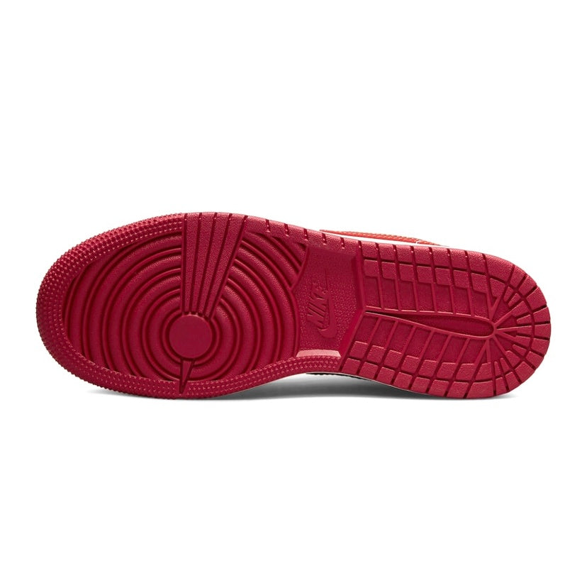Air Jordan 1 Low GS Sneakers - Cardinal Red & White Basketball Shoes for Girls - Perfect for School, Sports & Casual Wear