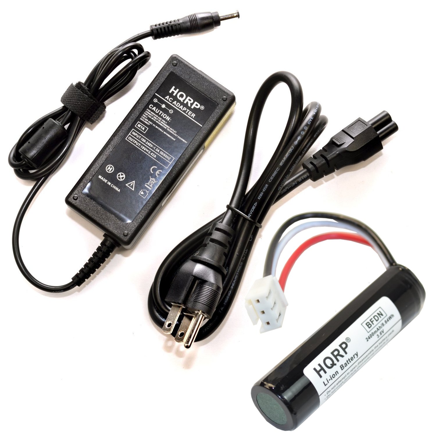 HQRP Replacement Battery and Charger Kit Compatible with Harman Kardon Onyx, Onyx Studio 1/2/3/4, ESX2567Q, AU38AA-00, AU38AA-OO, LI11B001F Wireless Speakers - Perfect for Home, Outdoor, and Travel Use