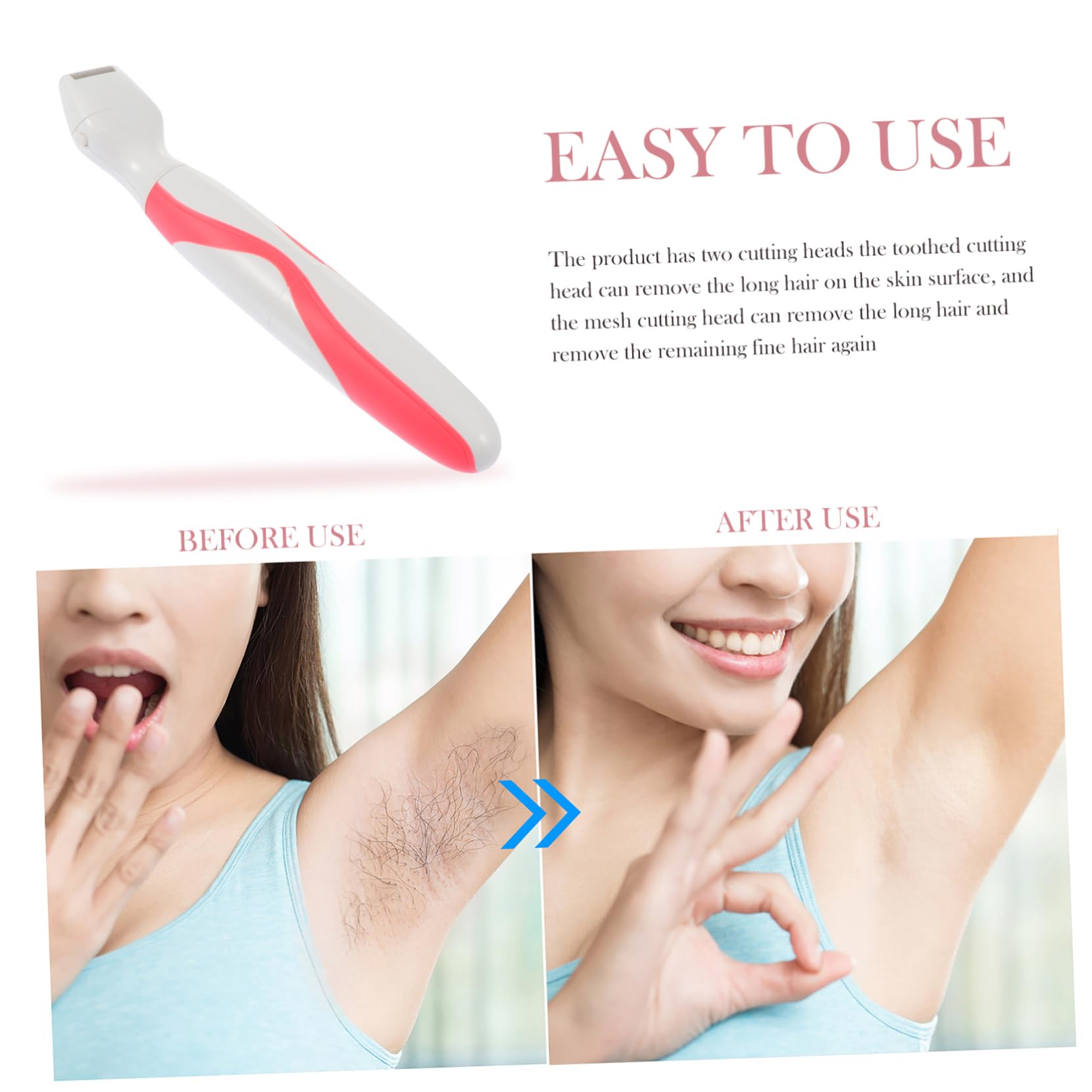 Baluue Women's Electric Razor - Multi Functional Hair Trimmer for Body, Legs & Sensitive Areas | Waterproof Cordless Shaver for Smooth Skin | Perfect for Facial, Bikini & Underarm Hair Removal at Home or Travel