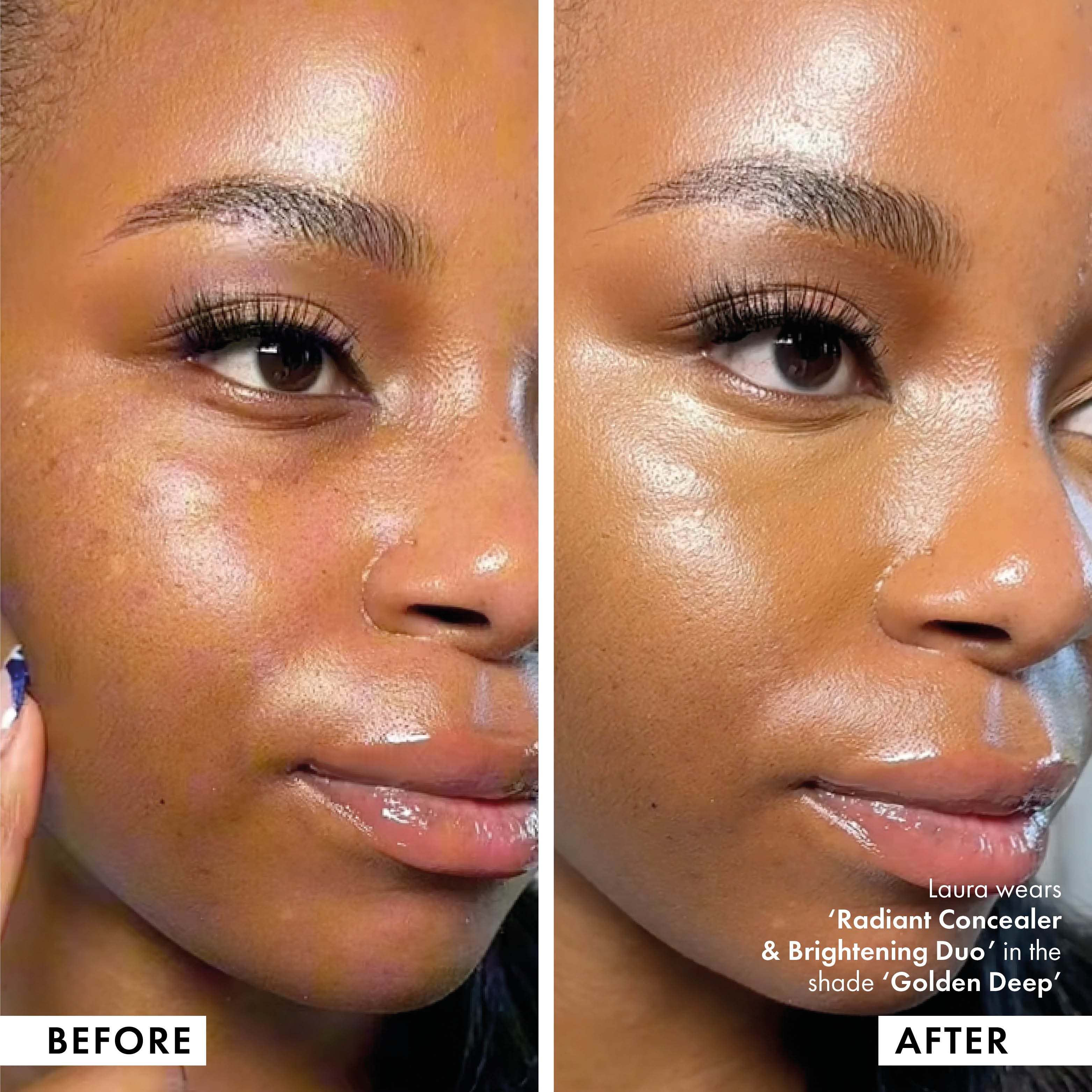 Radiant Concealer & Brightening Duo - Full Coverage Under Eye Corrector for Dark Circles - Perfect for Daily Makeup & Special Occasions