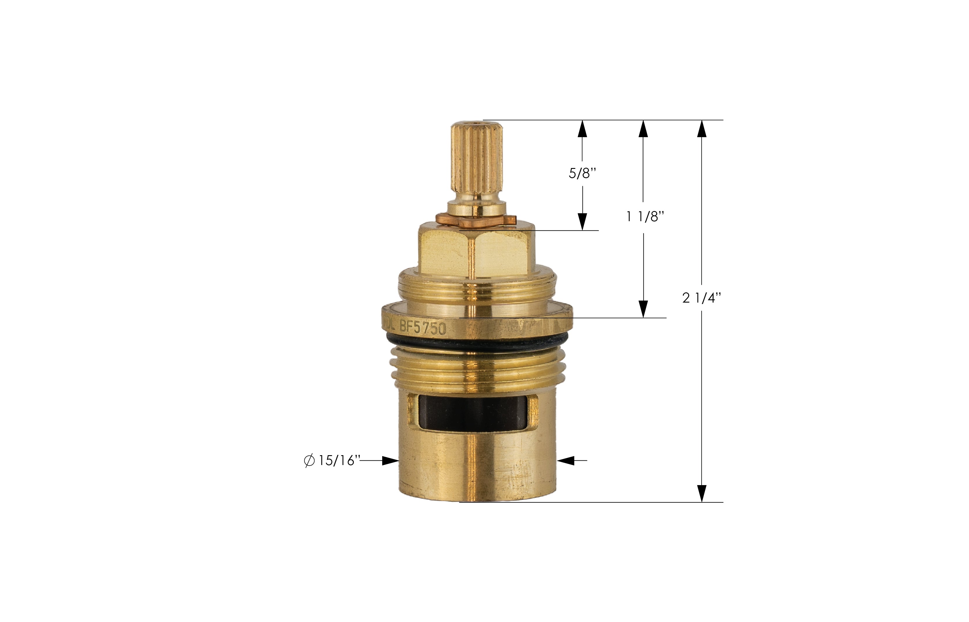 3/4 Inch Cartridge Cold Water Filter Replacement 10214 - Perfect for Refrigerators, Under Sink Filtration & Home Water Purification Systems