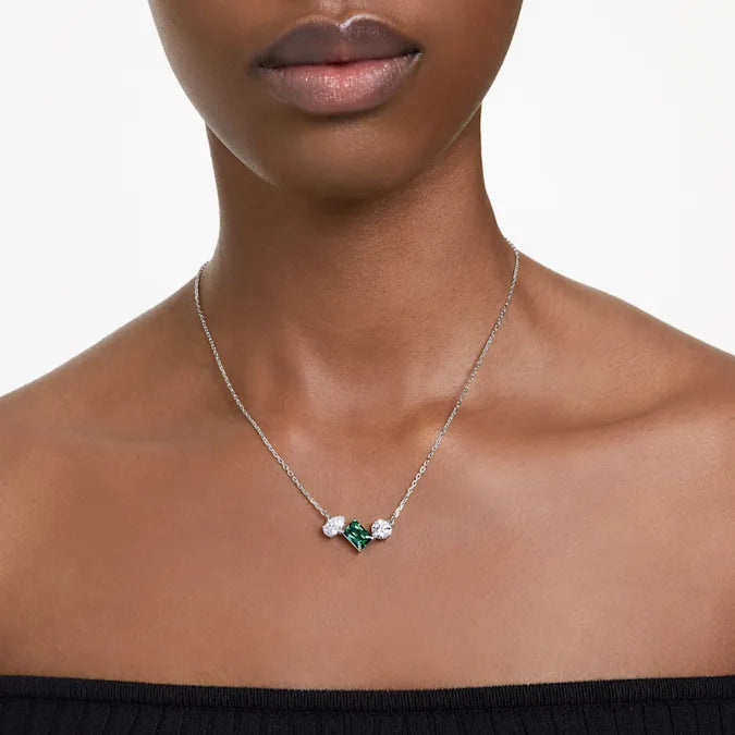 Mesmera Green Pendant Necklace - Elegant Handmade Jewelry for Women | Perfect for Parties, Weddings & Special Occasions
