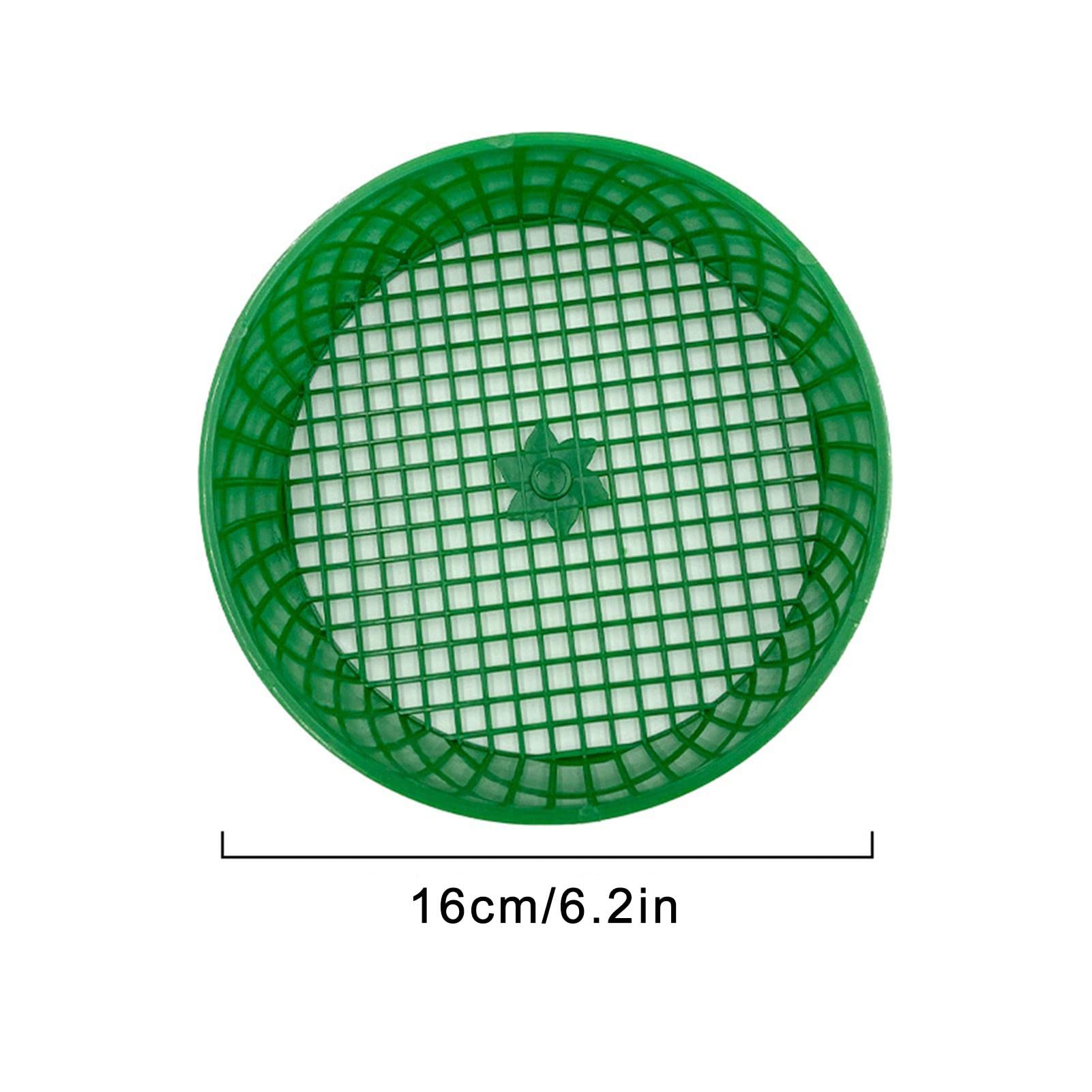 Premium Plastic Garden Sieve - Heavy Duty Soil Sifter with Fine Mesh Screen for Gardening, Seedlings, Transplanting & Planting | Large Durable Gardening Tool by Aferzov | Perfect for Soil Screening, Compost Sifting & Seed Sorting