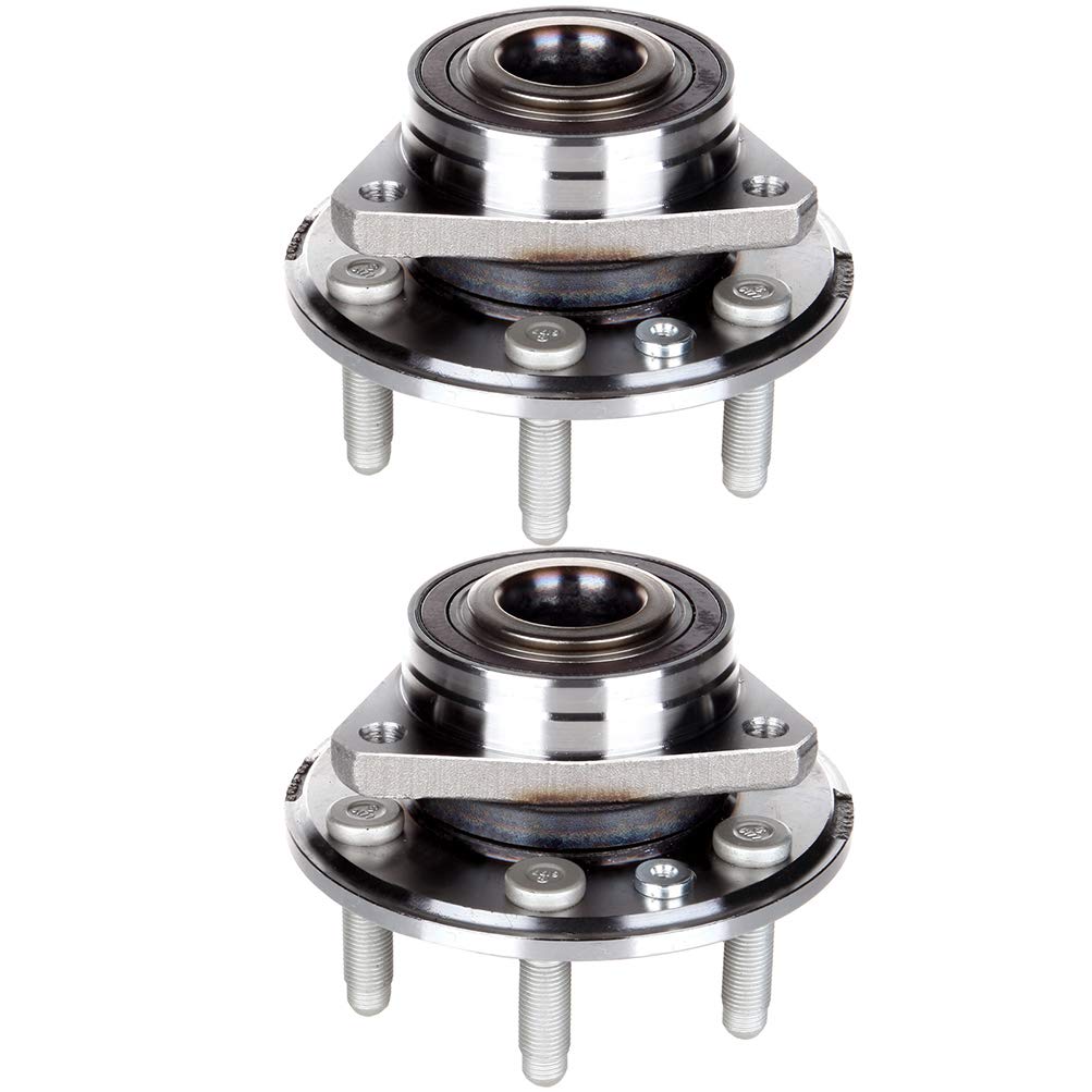 High-Quality Wheel Hub and Bearing Assembly Replacement for 2010-2016 Cadillac SRX & 2011 Saab 9-4X - 6 Lug Wheel Hubs (Set of 2) - Perfect for Smooth Ride & Vehicle Maintenance