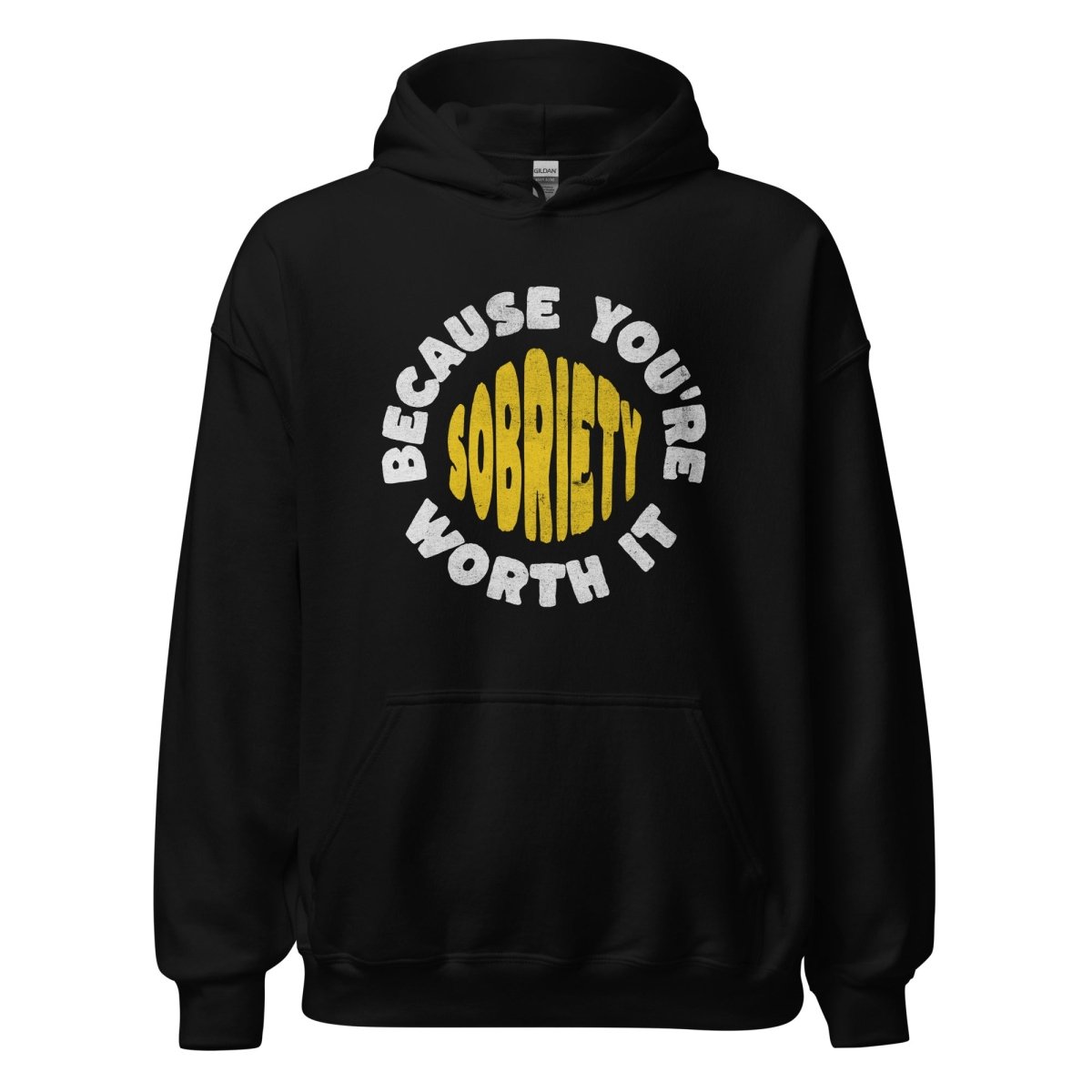 Empowering Sobriety Unisex Hoodie - Motivational Recovery Apparel for Men & Women - Perfect for AA Meetings, Sober Living & Daily Inspiration