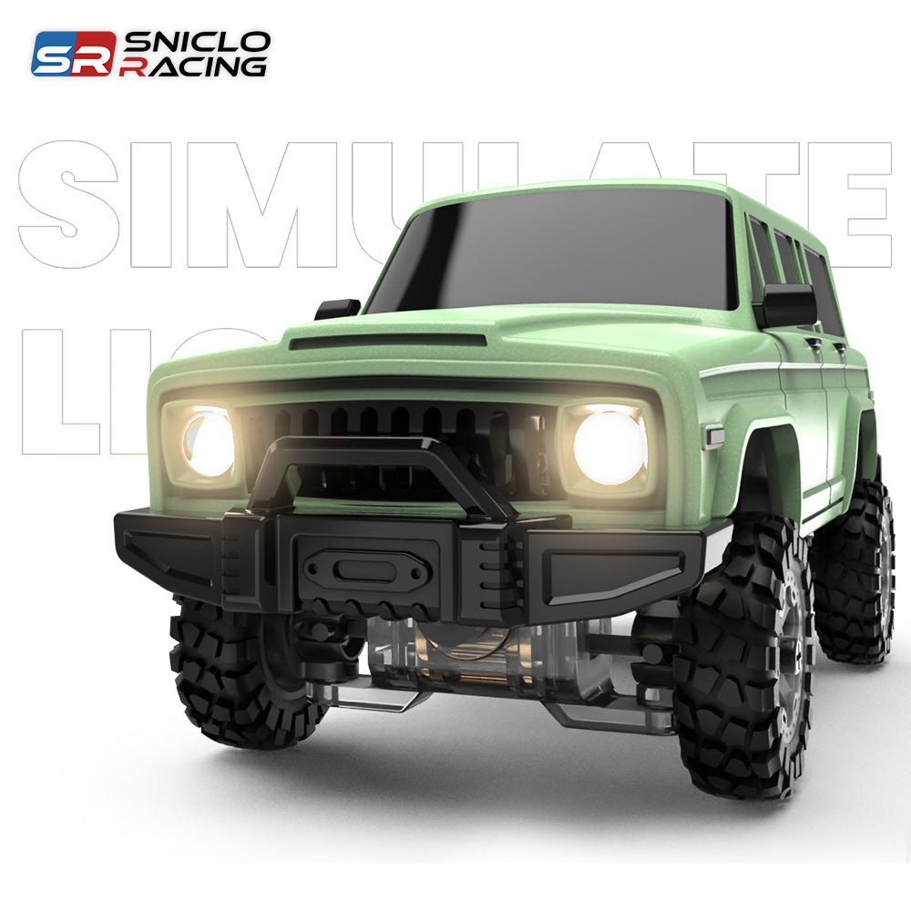 Sniclo Atom 3015 1:64 Scale FPV RC Crawler - 4WD Micro Off-Road Remote Control Car for Adults & Kids | Indoor Crawling, Desktop Racing, Backyard Adventure