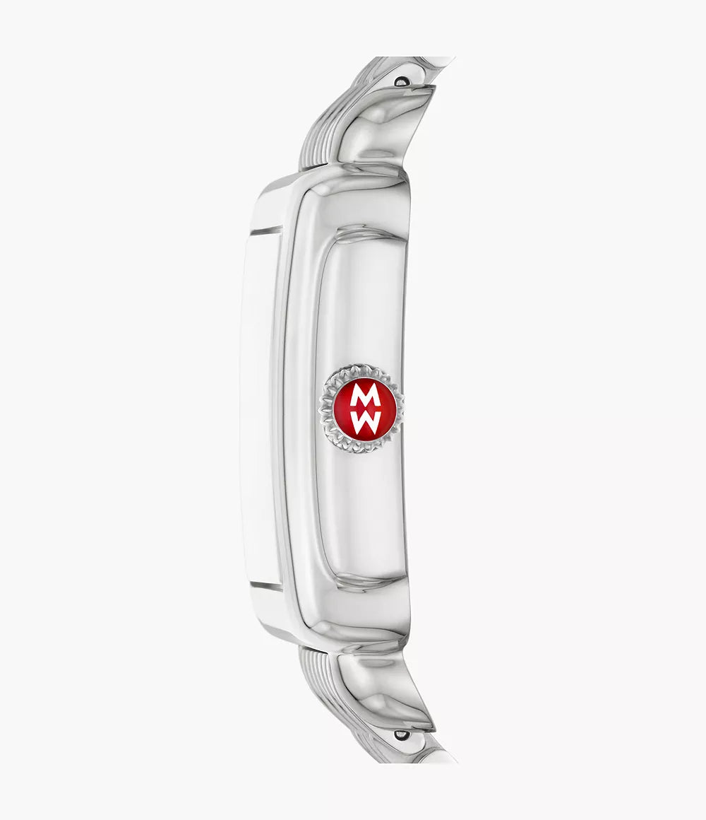Stylish Deco Mid Stainless Steel Diamond Dial Watch for Women - Perfect for Business, Party & Everyday Wear