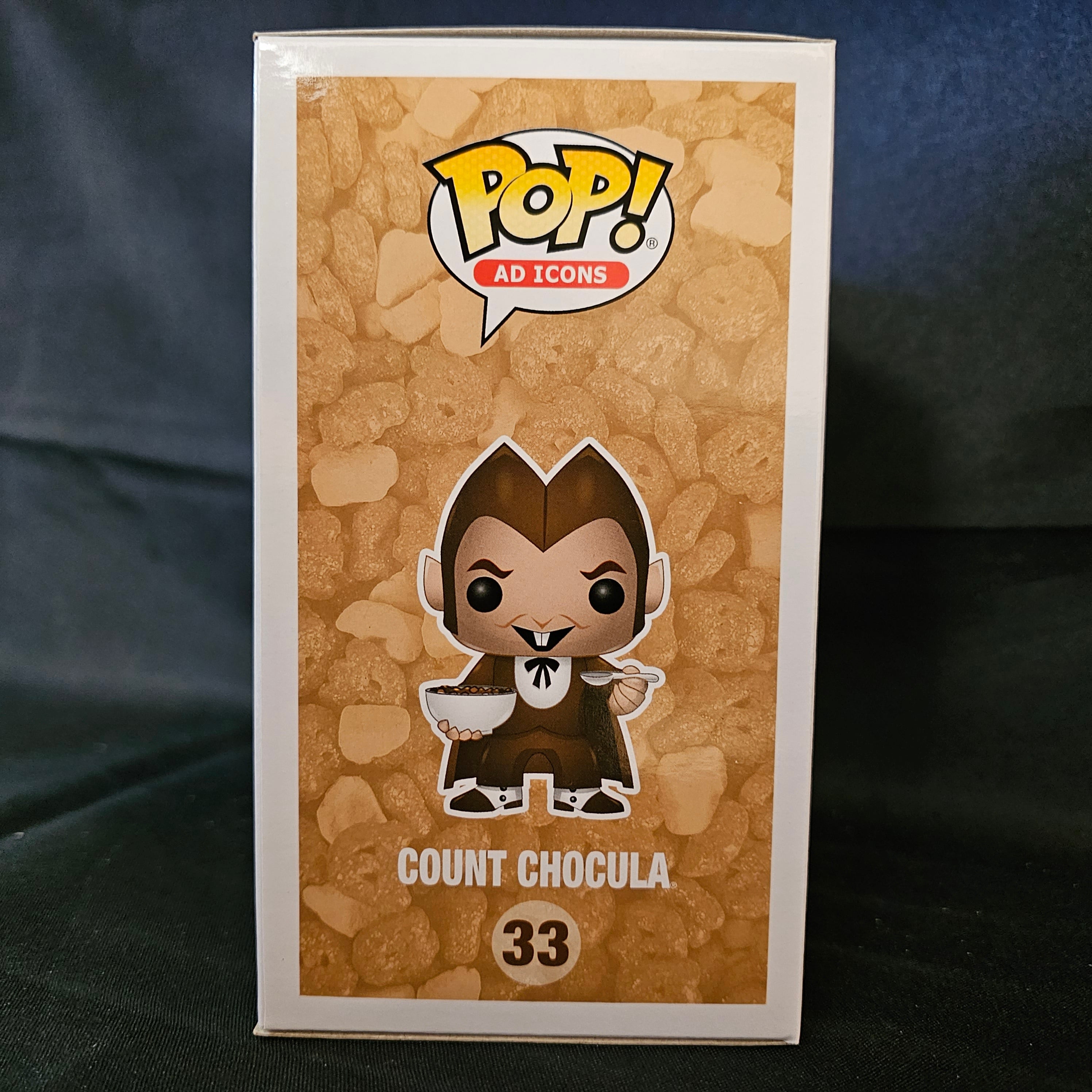 Funko Pop! Vinyl Figure - General Mills Count Chocula with Cereal Bowl | Collectible Ad Icon | Perfect for Horror Fans & Cereal Lovers | Great for Display, Gifts, and Pop Culture Collections