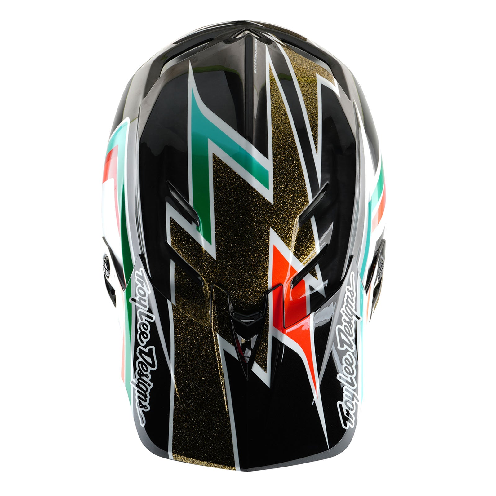 D4 Carbon Fiber Helmet Frames - Lightweight & Durable Motorcycle/Bike/ATV Helmet Accessories (Black & Gold) - Perfect for Racing, Off-Road & Urban Riding