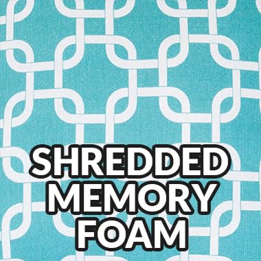 Teal (Shredded Memory Foam)