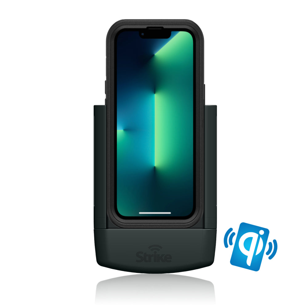 iPhone 13 Pro Max Wireless Charging Car Mount Holder - Compatible with OtterBox Defender Case - Perfect for Hands-Free Driving & GPS Navigation