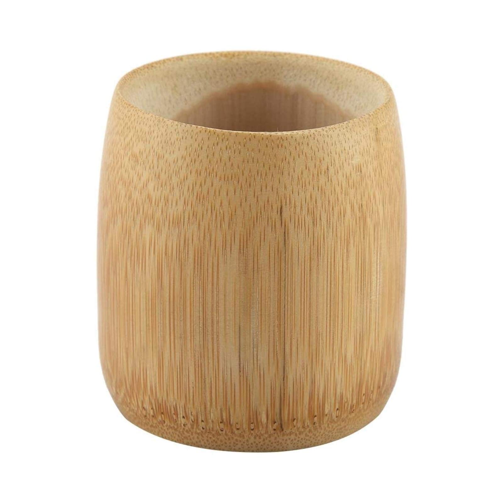 Natural Pure Bamboo Tea Cup - Handmade Eco-Friendly Drinking Cup for Tea, Coffee & Water | BPA-Free, Chemical-Free, No Paint | Perfect for Home, Office, Camping & Gifts