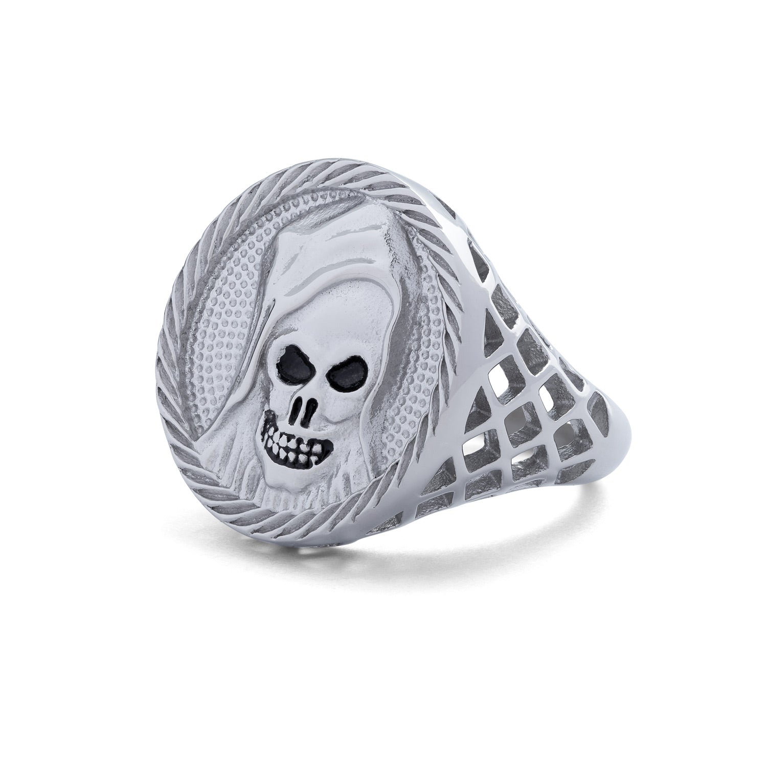 The Reaper Sovereign Ring - Gothic Skull Jewelry for Men & Women - Perfect for Halloween, Cosplay & Dark Fashion Accessories
