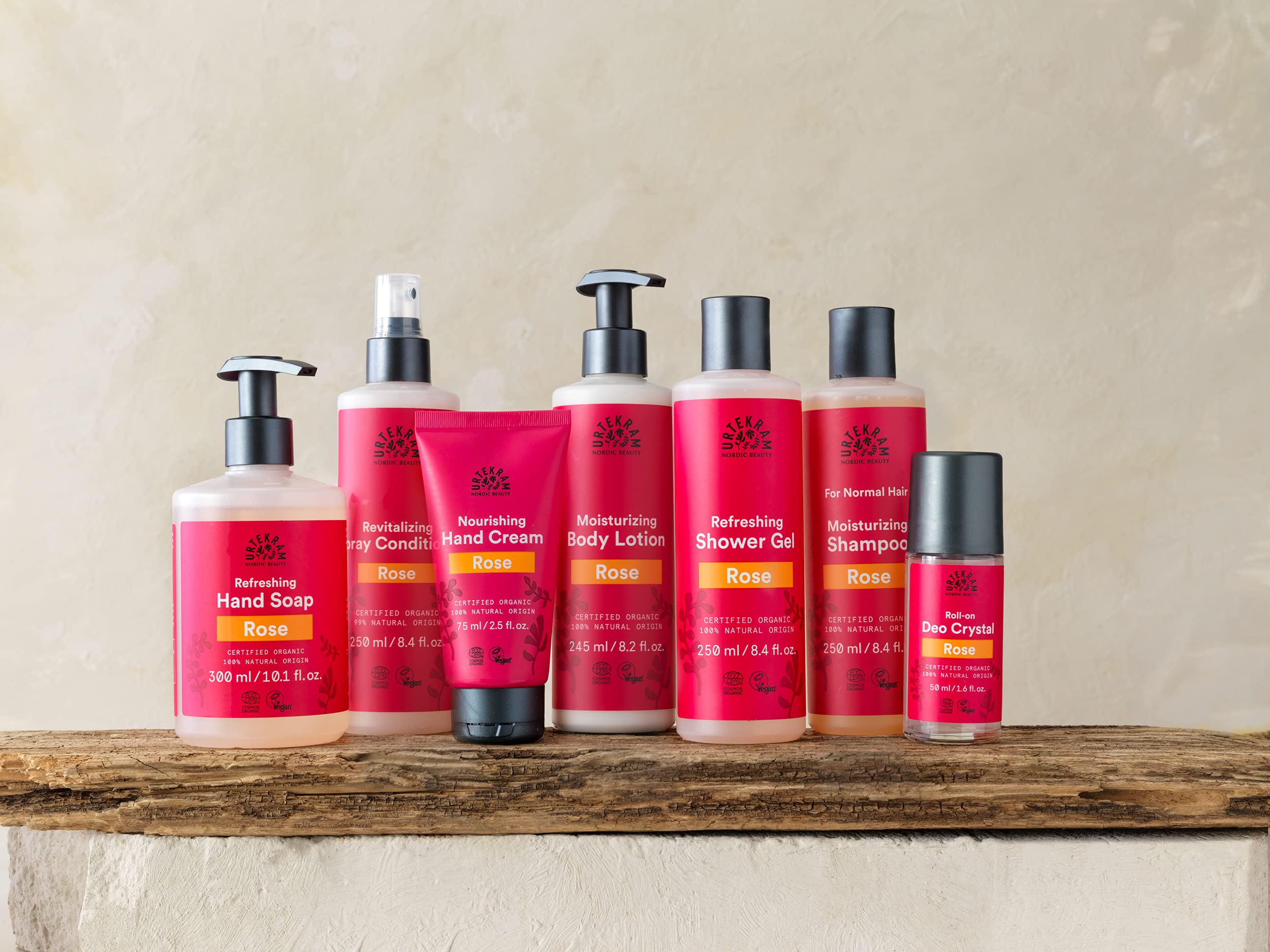 Urtekram Moisturizing Rose Shampoo for Normal Hair - 500ml | Hydrating & Nourishing Hair Care with Natural Ingredients | Perfect for Daily Use & Sensitive Scalp