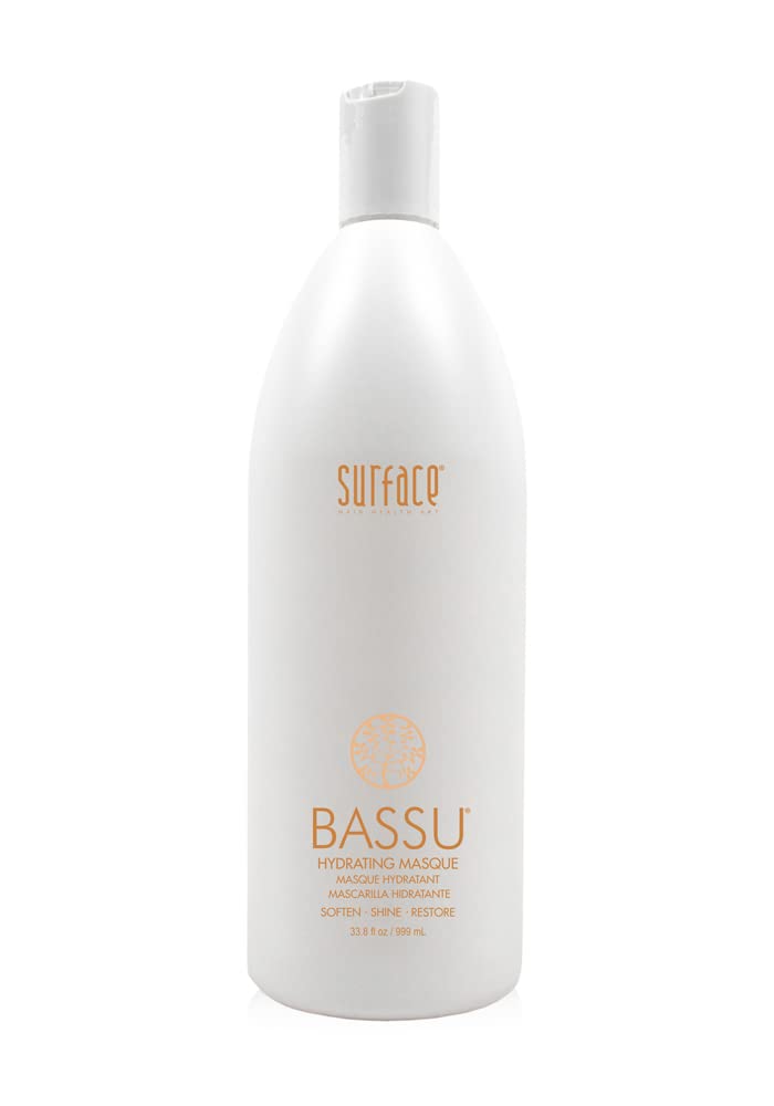 Surface Hair Bassu Hydrating Hair Mask - Deep Conditioning Treatment for Moisture & Shine | Paraben-Free Vegan Formula with Babassu Oil | Perfect for Dry, Damaged Hair & Frizz Control