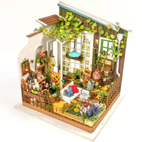DIY Miniature House Kit - Miller's Garden Craft Set for Adults & Teens | Creative Home Decor, Gift Idea for Model Builders & Hobbyists | Perfect for Relaxation, Stress Relief & Room Decoration