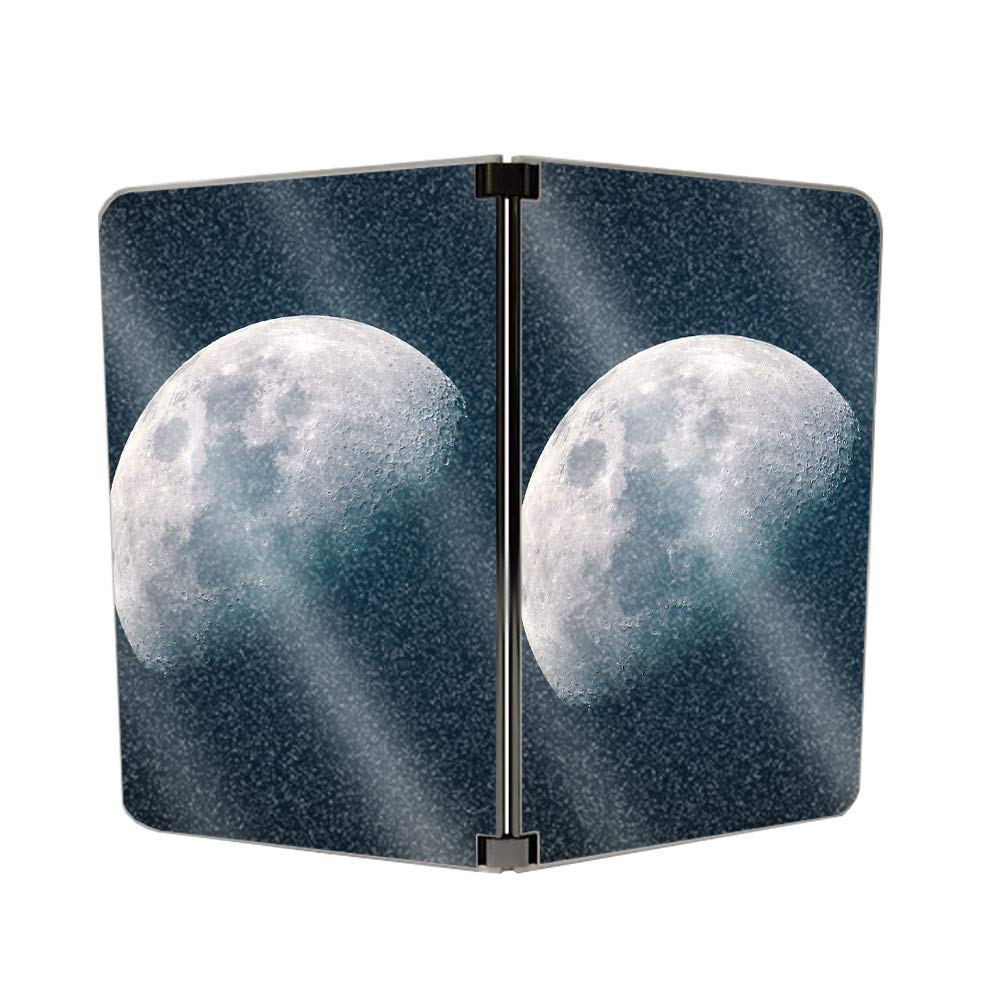 MightySkins Glossy Glitter Skin Cover for Microsoft Surface Duo - Moon | Protective Durable Glitter Case | Easy to Apply & Remove | USA Made | Perfect for Work, Travel & Style Protection